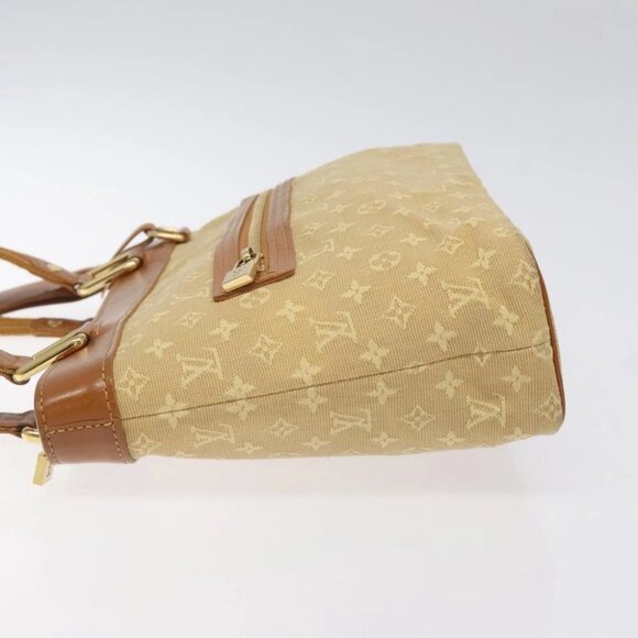 LOUIS VUITTON Monogram Mini Lucille PM Hand Bag Beige - Picture 3 of 16